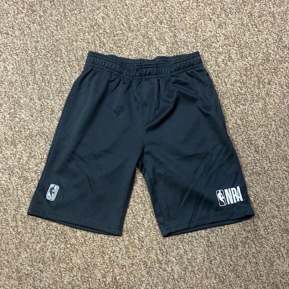 NBA Black Kids Shorts Size 10-12 - Picture 1 of 6